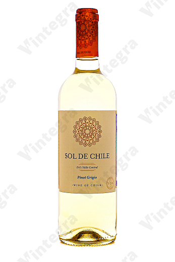 Sol de Chile Pinot Grigio, 2024, сухое, 0.75 л., 12.5%, Чили