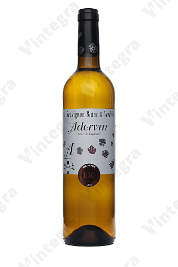 Adervm Sauvignon Blanc & Verdejo Organic, 2022, сухое, 0.75 л., 11.5%, Испания