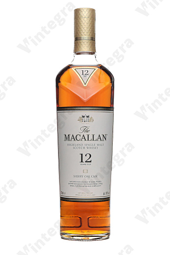 Macallan Sherry Oak Cask 12 years old, 0.7 л., 40%, Великобритания, подарочная упаковка