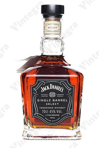 Jack Daniel's Single Barrel Select, 0.7 л., 45%, США, подарочная упаковка