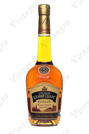 Старый Кенигсберг Пятилетний, 0.7 л., 40%, Россия