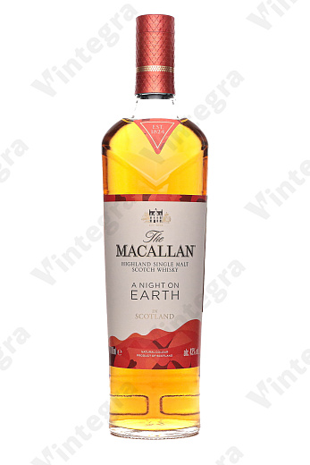 Macallan A Night On Earth In Scotland, 0.7 л., 43%, Великобритания, подарочная упаковка