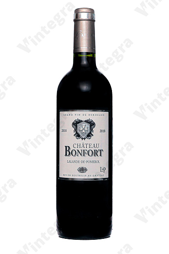 Chateau Bonfort Lalande-de-Pomerol, 2018, сухое, 0.75 л., 13.5%, Франция