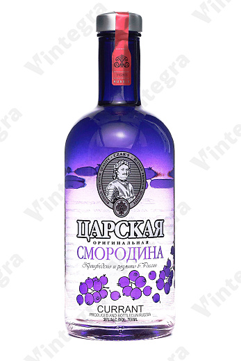 Царская Оригинальная Смородина, горькая, 0.7 л., 38%, Россия