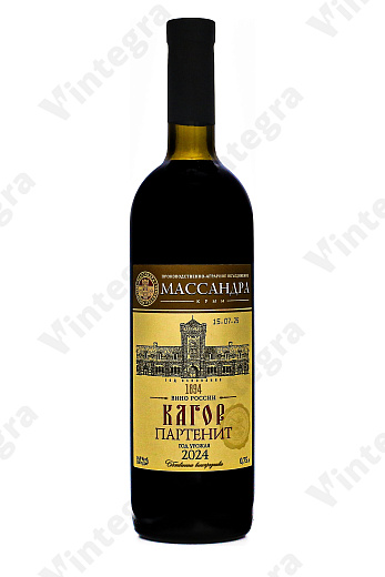 Массандра Кагор Партенит, 2024, 0.75 л., 16%, Россия
