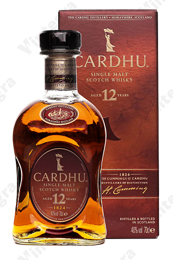 Cardhu 12 years old, 0.7 л., 40%, Великобритания, подарочная упаковка