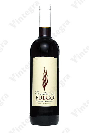 El Misterio Del Fuego Tempranillo, red, semi-sweet, 2020, полусладкое, 0.75 л., 9%, Испания