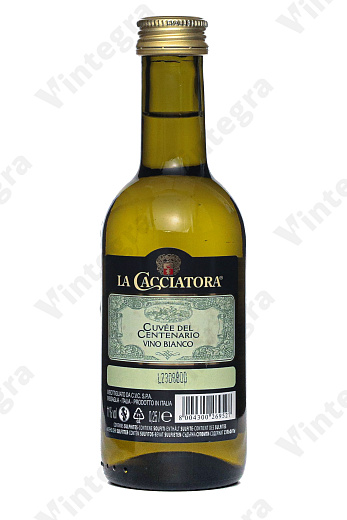 La Cacciatora Cuvee del Centenario Vino Bianco, 2021, полусухое, 0.25 л., 11%, Италия