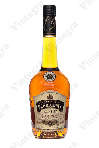 Старый Кенигсберг четырехлетний, 0.7 л., 40%, Россия