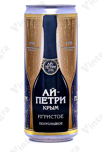 Ай-Петри Крым, 2023, полусладкое, 0.33 л., 11%, Россия, ж/б