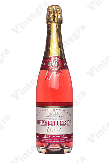 Дербентское розовое, брют, брют, 0.75 л., 10.5%, Россия