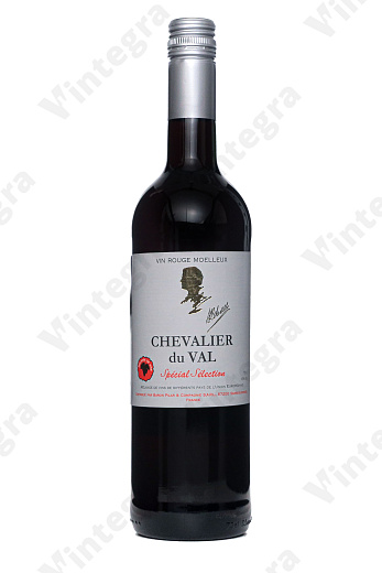 Chevalier du Val, red, semi-sweet, 2020, полусладкое, 0.75 л., 10%, Франция