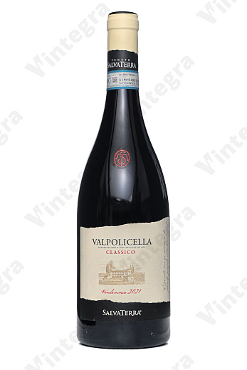 SalvaTerra Valpolicella Classico DOC Veneto, 2021, полусухое, 0.75 л., 13%, Италия
