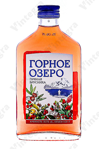 Горное озеро пряная  брусника, 0.25 л., 18.5%, Россия