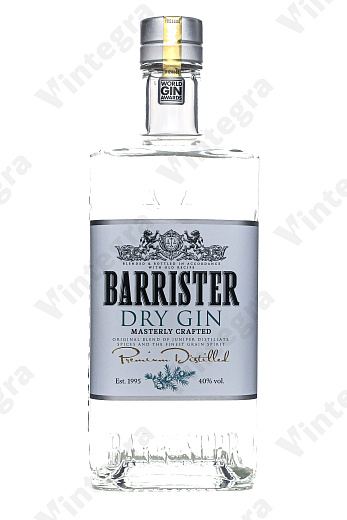 Барристер Драй, сухой, 1 л., 40%, Россия