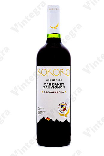 Kokoro Cabernet Sauvignon, 2022, сухое, 0.75 л., 12.5%, Чили