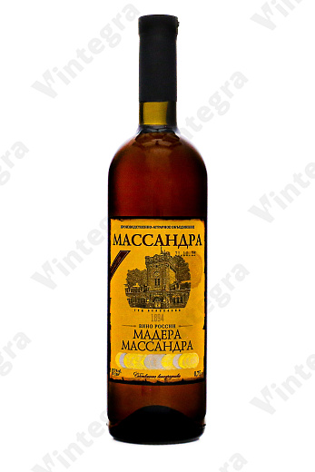 Мадера Массандра, 2018, десертное, 0.75 л., 19.5%, Россия