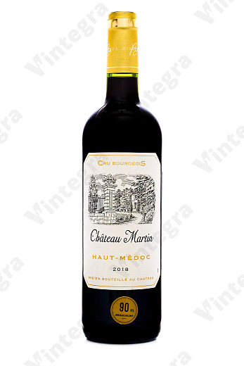 Chateau Martin Haut-Medoc Cru Bourgeois, 2018, сухое, 0.75 л., 13.5%, Франция