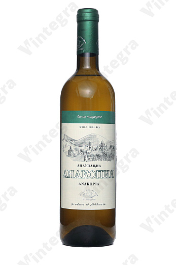 Анакопия, полусухое, 0.75 л., 11%, Абхазия