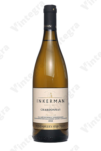 Инкерман Шардоне, 2022, сухое, 0.75 л., Россия