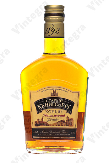 Старый Кенигсберг Пятилетний, 0.375 л., 40%, Россия