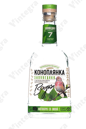 Коноплянка Заповедная, 0.25 л., 40%, Беларусь