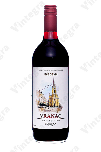 Rue de Vin Vranaz, полусладкое, 1 л., 10.5%, Сербия