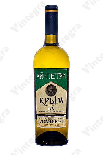 Ай-Петри Совиньон Ркацители, 2023, полусладкое, 0.75 л., 11%, Россия