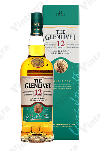 The Glenlivet Double Oak 12 years, 0.7 л., 40%, Великобритания, подарочная упаковка