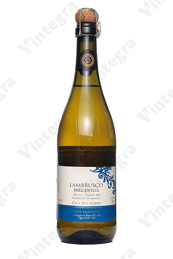 Casa Bell'Albero Lambrusco dell'Emilia IGT Emilia Romagna, white, semi-sweet, 2021, полусладкое, 0.75 л., 8%, Италия