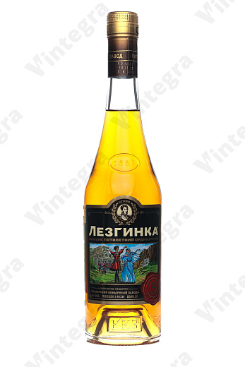 Лезгинка 5 лет, 0.5 л., 40%, Россия