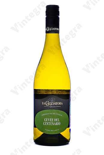 La Cacciatora Cuvee del Centenario Vino Bianco, 2023, полусухое, 0.75 л., 11%, Италия