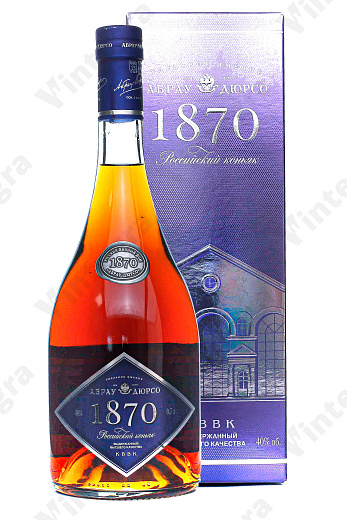 Абрау-Дюрсо 1870 КВВК, 0.7 л., 40%, Россия, подарочная упаковка